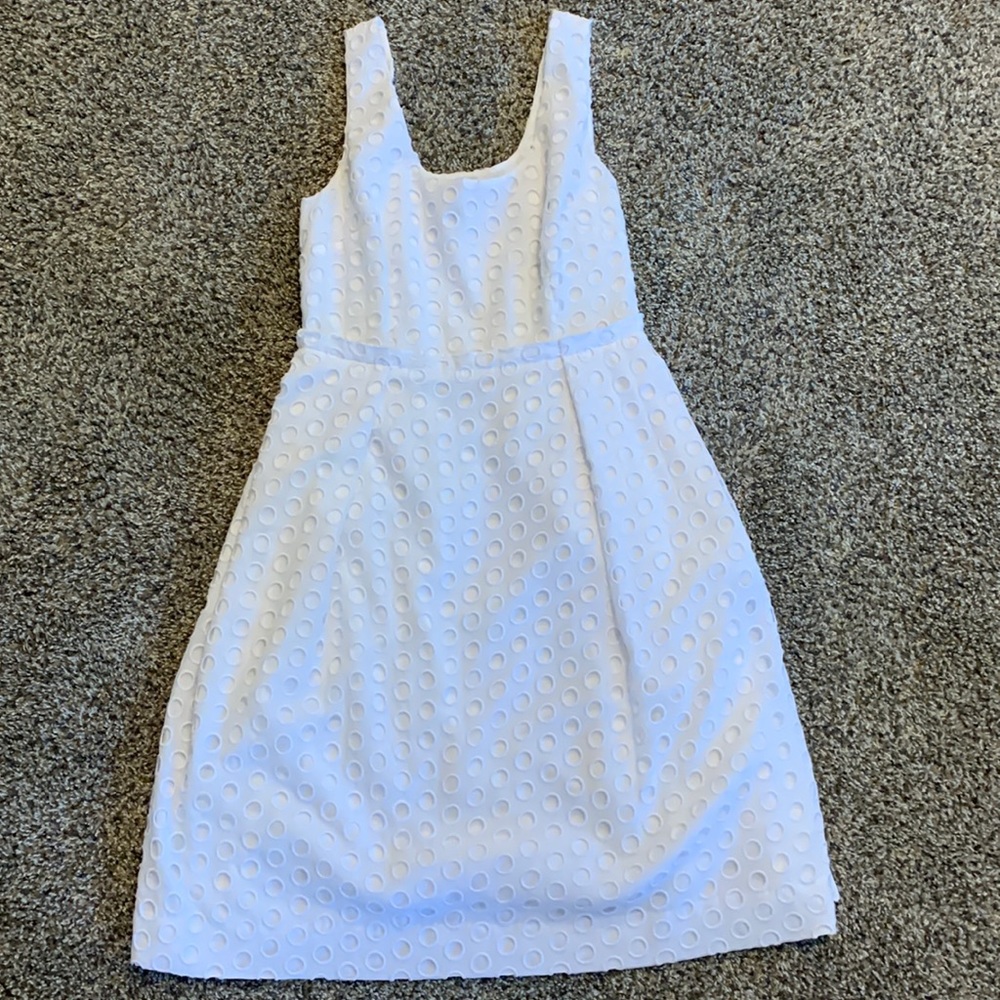 Ann Taylor size 0 white dress